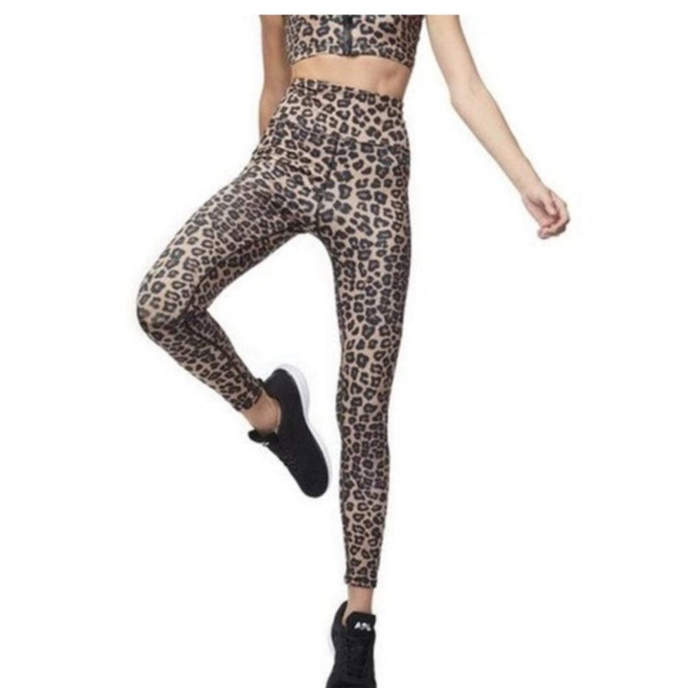 Good American Core Strength Leopard Legging